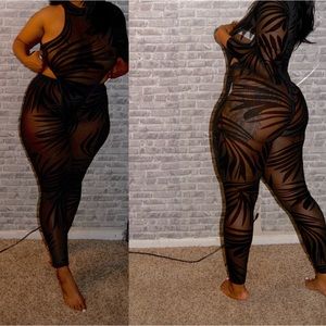 Black tattoo 2 piece set